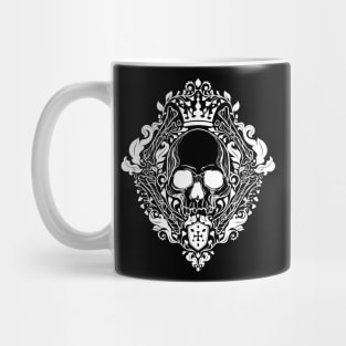 Skull Damask Royal Mug